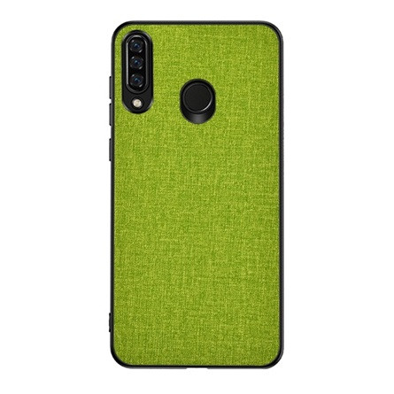 Gigapack Huawei Y6p Gigapack Szilikon telefonvédő ütésállóság, textil hátlap, VILÁGOSZÖLD
