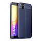 Gigapack Honor 9S Gigapack szilikon telefonvédő ütésállóság, varrás minta, SÖTÉTKÉK