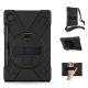 Gigapack Samsung Tab S6 Lite 10.4 LTE Gigapack Defender műanyag telefonvédő ütésállóság, 360° + kézpánt, FEKETE