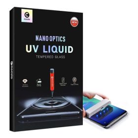   Mocolo Samsung Note 20 5G MOCOLO UV LIQUID képernyővédő üveg 3D, 9H + UV lámpa, ÁTLÁTSZÓ
