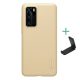 Nillkin Huawei P40 NILLKIN SUPER FROSTED műanyag telefonvédő gumírozott, érdes felület + asztali tartó, ARANY
