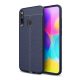 Gigapack Huawei P40 Lite E Gigapack Szilikon telefonvédő ütésállóság, varrás minta, SÖTÉTKÉK
