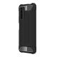 Gigapack Honor X10 5G Gigapack Defender szilikon telefonvédő ütésállóság, fémhatás, FEKETE