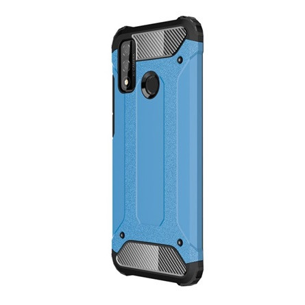 Gigapack Huawei P Smart (2020) Gigapack Defender szilikon telefonvédő ütésállóság, fémhatás, VILÁGOSKÉK