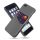 Gigapack iPhone SE 3 (2022) Gigapack műanyag telefonvédő ütésállóság, bőr hatású hátlap, SÖTÉTSZÜRKE