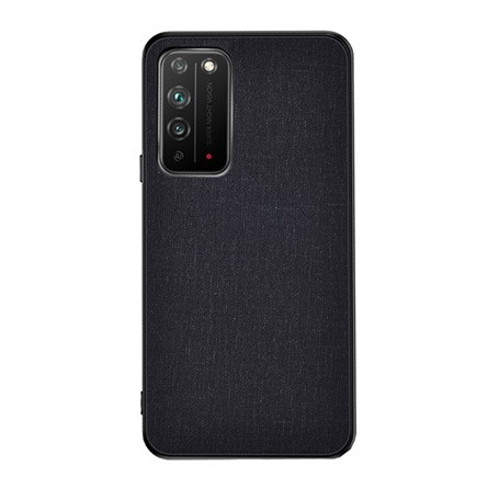 Gigapack Honor X10 5G Gigapack Szilikon telefonvédő ütésállóság, textil hátlap, FEKETE