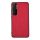 Gigapack Xiaomi Mi Note 10 Lite Gigapack Szilikon telefonvédő ütésállóság, textil hátlap, PIROS