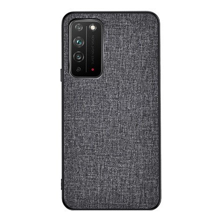 Gigapack Honor X10 5G Gigapack Szilikon telefonvédő ütésállóság, textil hátlap, SÖTÉTSZÜRKE