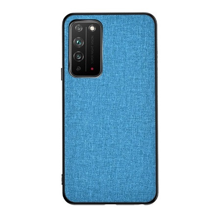 Gigapack Honor X10 5G Gigapack Szilikon telefonvédő ütésállóság, textil hátlap, VILÁGOSKÉK