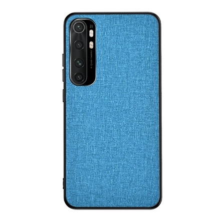 Gigapack Xiaomi Mi Note 10 Lite Gigapack Szilikon telefonvédő ütésállóság, textil hátlap, VILÁGOSKÉK