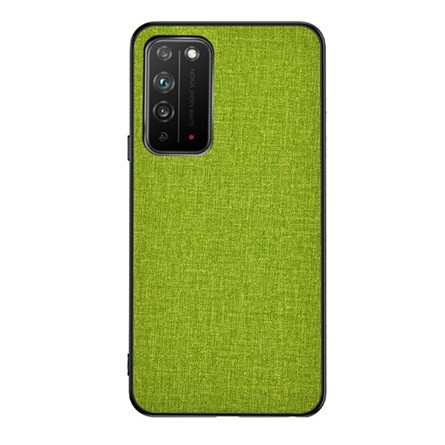 Gigapack Honor X10 5G Gigapack Szilikon telefonvédő ütésállóság, textil hátlap, VILÁGOSZÖLD