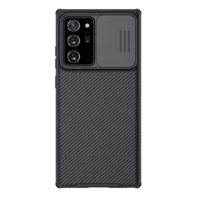   Nillkin Samsung Note 20 Ultra 5G NILLKIN CAMSHIELD PRO szilikon telefonvédő ütésállóság, csíkos, FEKETE