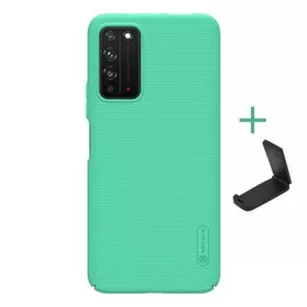   Nillkin Honor X10 5G NILLKIN SUPER FROSTED műanyag telefonvédő gumírozott, érdes felület + asztali tartó, MENTAZÖLD