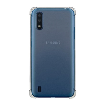 Gigapack Samsung M01 Gigapack szilikon telefonvédő ütésállóság, légpárnás sarok, ÁTLÁTSZÓ