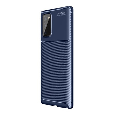Gigapack Samsung Note 20 5G Gigapack Szilikon telefonvédő ütésállóság, karbon minta, SÖTÉTKÉK