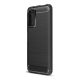 Gigapack Honor X10 5G Gigapack szilikon telefonvédő ütésállóság, karbon minta, FEKETE