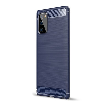 Gigapack Samsung Note 20 5G Gigapack Szilikon telefonvédő ütésállóság, karbon minta, SÖTÉTKÉK