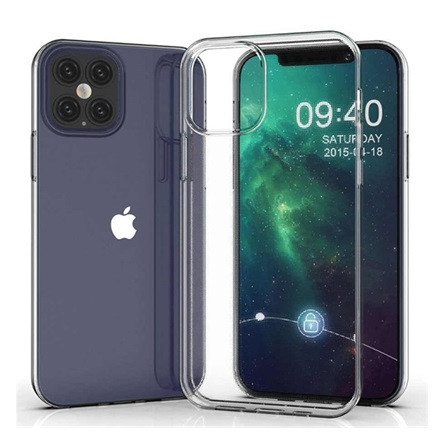 Gigapack iPhone 12 Gigapack Szilikon telefonvédő ultravékony ÁTLÁTSZÓ
