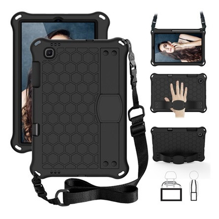 Gigapack Samsung Tab S6 Lite 10.4 LTE GIGAPACK Defender szilikon telefonvédő ütésállóság, vállpánt, FEKETE