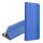 Gigapack iPhone 12 mini Gigapack tok álló, bőr hatású FLIP, textil minta, VILÁGOSKÉK