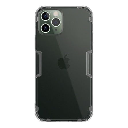Nillkin iPhone 12 NILLKIN NATURE szilikon telefonvédő ütésállóság, ultravékony, SZÜRKE