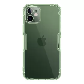   Nillkin iPhone 12 mini NILLKIN NATURE szilikon telefonvédő ütésállóság, ultravékony, SÖTÉTZÖLD