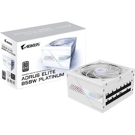 Gigabyte Aorus Elite Ice ATX desktop tápegység 850W 80+ Platinum BOX