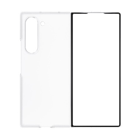 Designed For Samsung Samsung Z Fold6 5G Designed for SAMSUNG műanyag telefonvédő ütésállóság, ultravékony, ÁTLÁTSZÓ