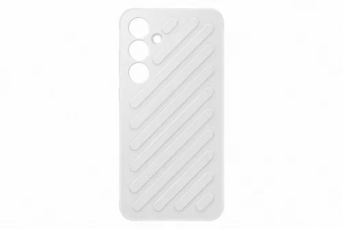 Designed For Samsung Samsung S24 Plus 5G Designed for SAMSUNG műanyag telefonvédő ütésállóság, dombor minta, FEHÉR