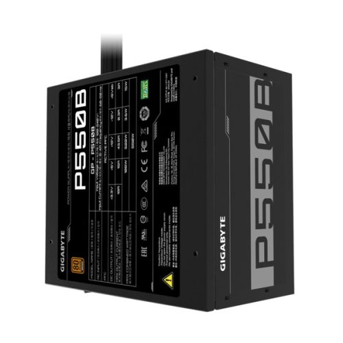 Gigabyte Tápegység 550W - P550B (80 Plus Bronze, Aktív PFC,