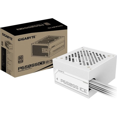 Gigabyte P650SS ICE ATX desktop tápegység 650W 80+ Silver BOX