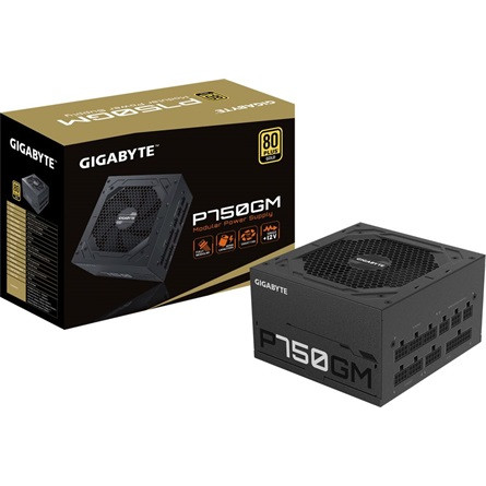 Gigabyte P750GM ATX desktop tápegység 750W 80+ Gold BOX