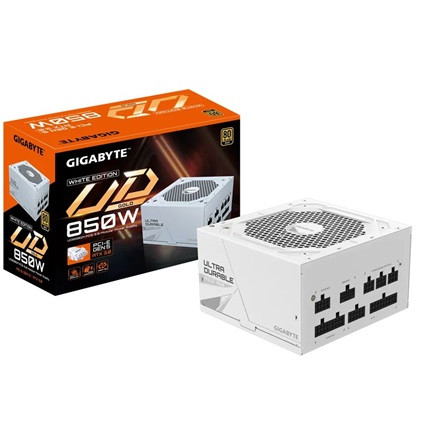 Gigabyte UD850GM PG5W ATX desktop tápegység 850W 80+ Gold BOX