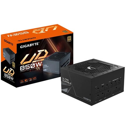 Gigabyte UD850GM ATX silent desktop tápegység 850W 80+ Gold BOX