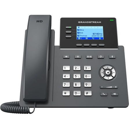 Grandstream GRP2603(P) PoE VoIP telefon fekete