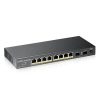 Zyxel GS1100-10HP, unmanage PoE 8x Gigabit, 2x Fiber Uplink, 120 Watt PoE