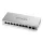 ZYXEL Switch 8x1000Mbps + 2xSFP Fémházas Asztali, Web menedzselés, GS1200-10V3-EU0101F