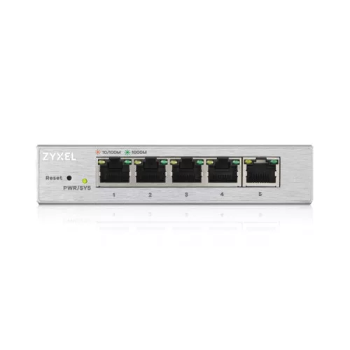 Zyxel GS1200-5, 5 Port Gigabit  webmanaged Switch