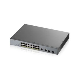   ZYXEL GS1350-18HP, 18 Port managed CCTV PoE switch, long range, 250W