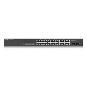   Zyxel 26-port Gigabit Web Smart switch: 24x Gigabit metal + 2x SFP, IPv6, 802.3a