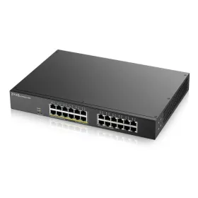   Zyxel GS1900-24, 24-port GbE L2, 12 Port PoE Smart Switch, rackmount, 130 Watt