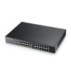 Zyxel GS1915-24EP, 24-port GbE, 12 port PoE, 130 Watt 802.3at, rackmount, fanles