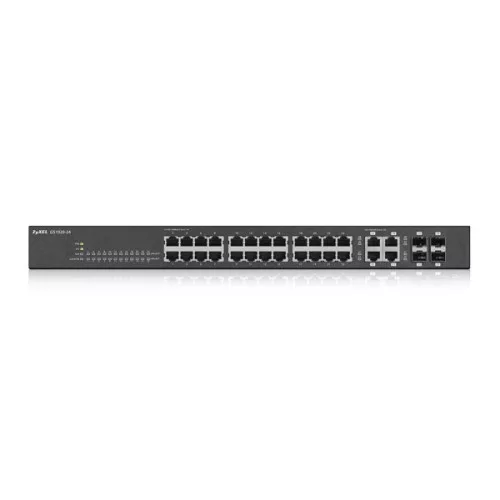 ZYXEL 28 Port Smart Managed Switch 24x Gigabit Copper and 4x Gigabit dual pers