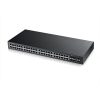 ZYXEL 48 Port Smart Managed Switch 48x Gigabit Copper and 4x Gigabit dual pers., hybir