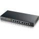 ZYXEL 10 Port Smart Managed Switch 8x Gigabit Copper and 2x Gigabit dual pers.,