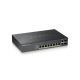 Zyxel GS2220-10HP,EU region,8-port GbE L2 PoE Switch with GbE Uplink (1 year NCC