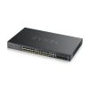 Zyxel GS2220-28HP,EU region,24-port GbE L2 PoE Switch with GbE Uplink (1 year NC