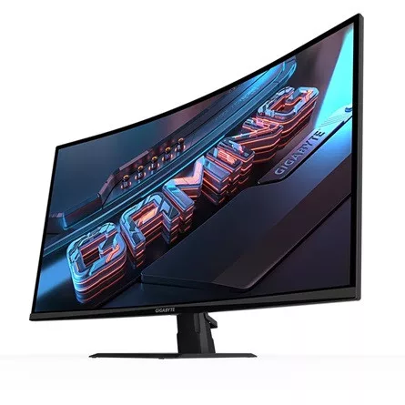 GIGABYTE Ívelt VA LED Monitor 31.5" GS32QC 2560x1440 2xHDMI/Displayport