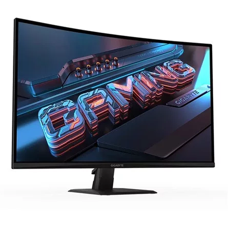 GIGABYTE Ívelt VA LED Monitor 31.5" GS32QC 2560x1440 2xHDMI/Displayport