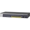 NetGear 8-PORT POE+ GB WEBMGD SWITCH 2 SFP PORTS IN